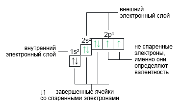 Электронно-графическая формула кислорода