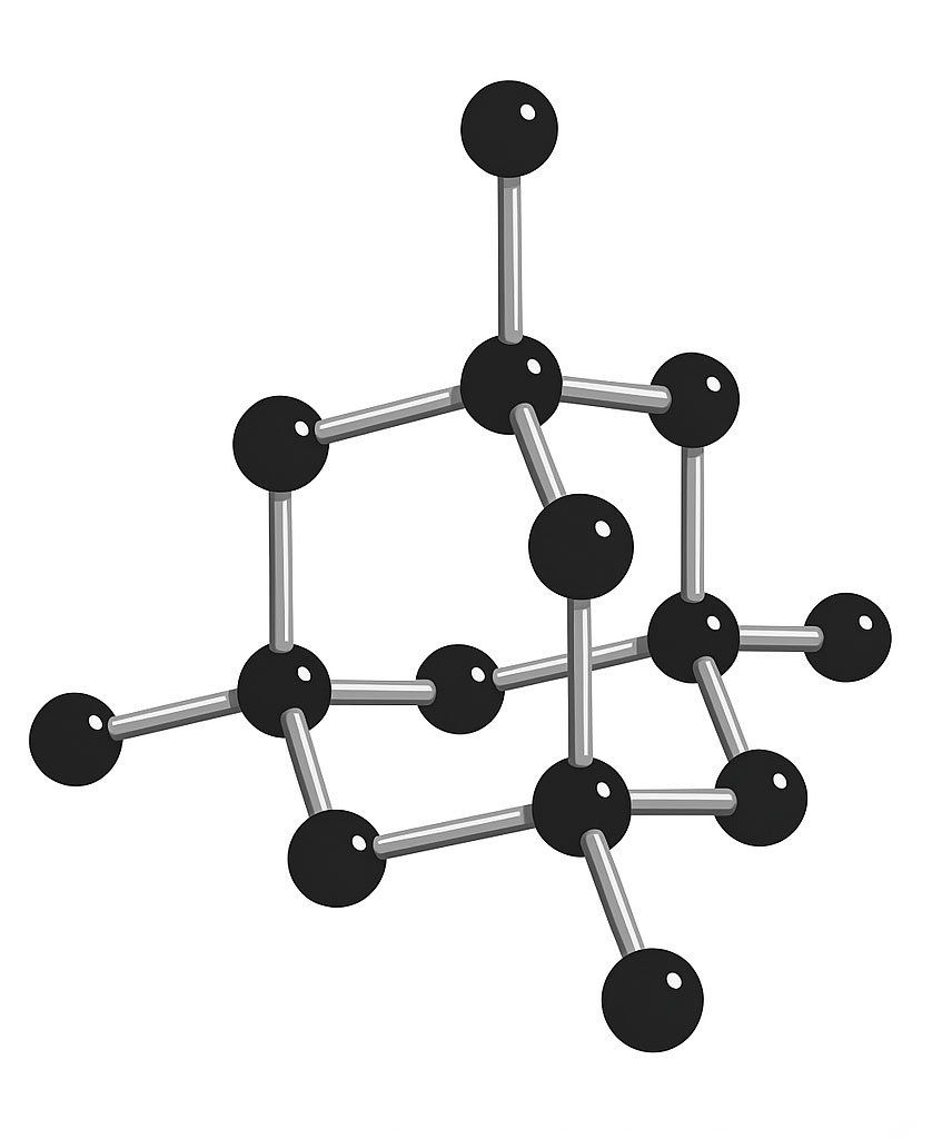 строение алмаза