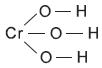 Графическая формула Гидроксида хрома (III)